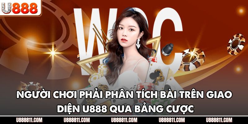 Bài Tấn – Khám Phá Sức Hút Của Trò Game Bài Đỉnh Cao U888 4 Người chơi phải phân tích bài trên giao diện U888 qua bảng cược